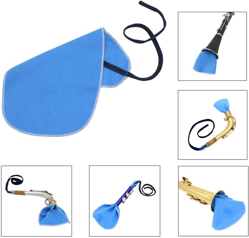 REMAGIC Alto/Tenor/Soprano Saxophone Cleaning Swab Kit, Microfiber Sax Cleaning Cloth for Alto Tenor Clarinet Flute and other Wind & Woodwind Strument, Clarinet Flute Trumpet Cleaning Kit, Mouthpiece Brush - Image 4